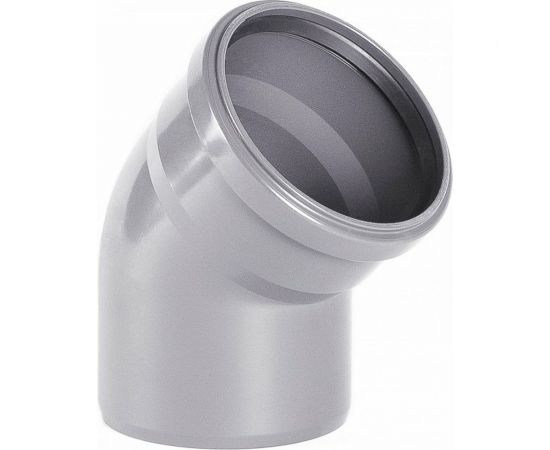 Отвод внутренней канализации ХЕМКОР НПВХ, 50 мм, 87 градусов 2391028 