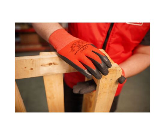 Полиэфирные перчатки с рельефным латексным покрытием СВС RUBYSENS 1 пара, р.9 pe15nl_9 – изображение 14