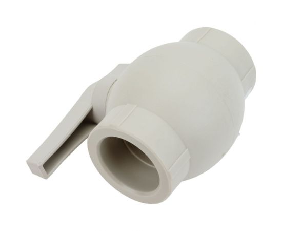 Кран шаровой VALFEX PP-R серый, 40 мм 10144040Г 007-7688 – изображение 3