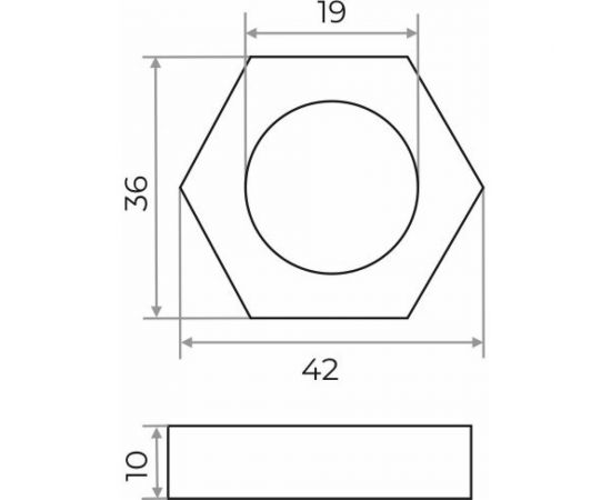Контргайка Сантис 3/4" чугун 003761 – изображение 2