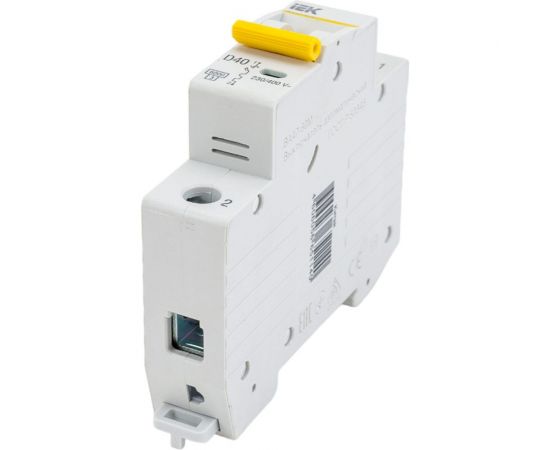 Автоматический выключатель IEK ВА47-60M 1Р 40А 6кА D MVA31-1-040-D – изображение 3