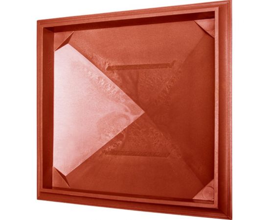 Колпак ППК на заборный столб 1.5x1.5 кирпича Neoкомпозит Гибкая черепица, 390x390x43 мм, терракотовый КЗ-390 ГЧ Т – изображение 4