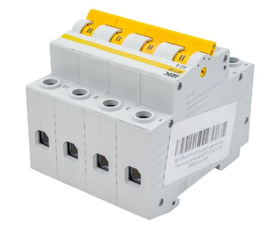 Трехпозиционный выключатель-разъединитель IEK ВРТ-63, 4P, 63А MPR10-4-063 – изображение 2