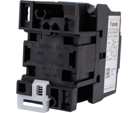 Магнитный пускатель KAYAL KLC1-D0901, 9А, катушка управления 380В UCD09A380V – изображение 8