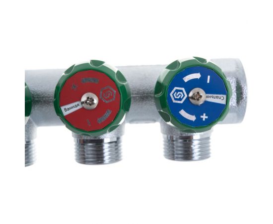 Регулирующий коллектор STOUT 3/4, 4 отвода 3/4ЕК SMB-6850-343404 RG008UJF3UJP5C – изображение 5