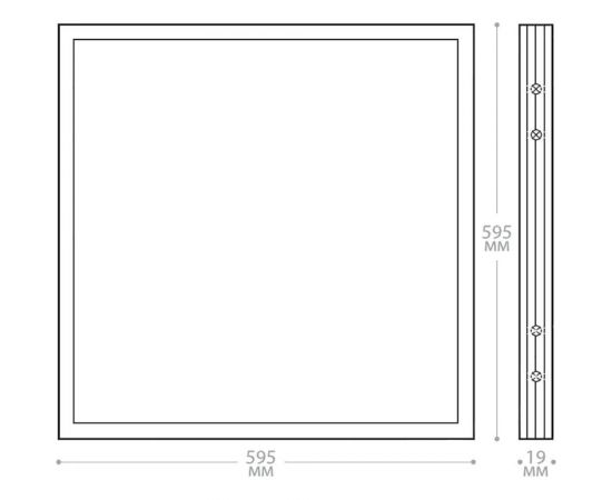 Светодиодный встраиваемый светильник FERON al2115 72w 6500k белый со встроенным эпра, 48529 – изображение 8