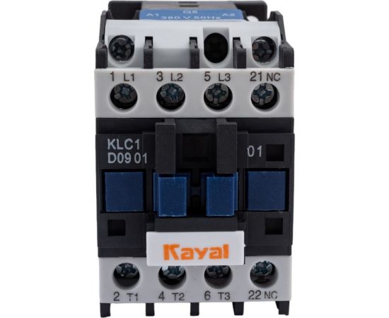Магнитный пускатель KAYAL KLC1-D0901, 9А, катушка управления 380В UCD09A380V – изображение 7