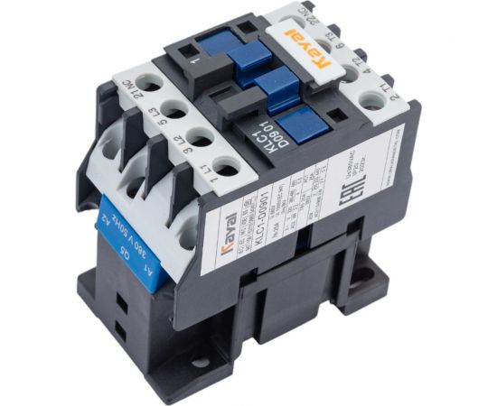 Магнитный пускатель KAYAL KLC1-D0901, 9А, катушка управления 380В UCD09A380V – изображение 5