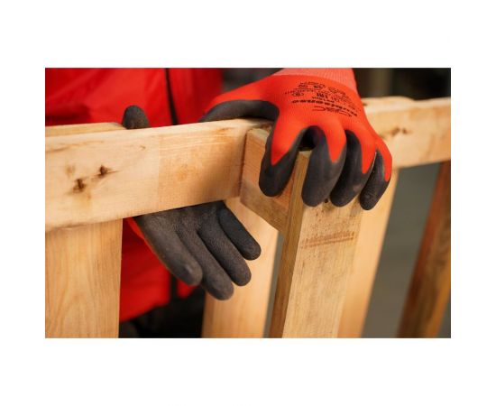 Полиэфирные перчатки с рельефным латексным покрытием СВС RUBYSENS 1 пара, р.9 pe15nl_9 – изображение 10