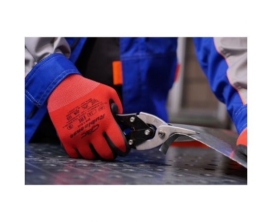 Полиэфирные перчатки с рельефным латексным покрытием СВС RUBYSENS 1 пара, р.9 pe15nl_9 – изображение 8