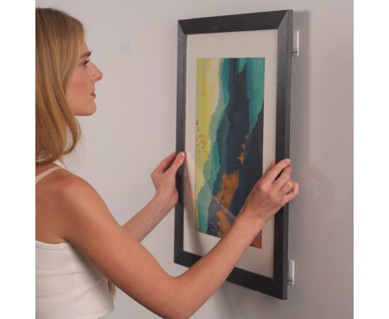 Самоклеящиеся полоски Контакт для крепления картин, до 3 кг, 4 пары 23717 – изображение 4