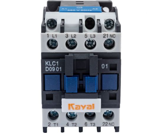 Магнитный пускатель KAYAL KLC1-D0901, 9А, катушка управления 380В UCD09A380V – изображение 3