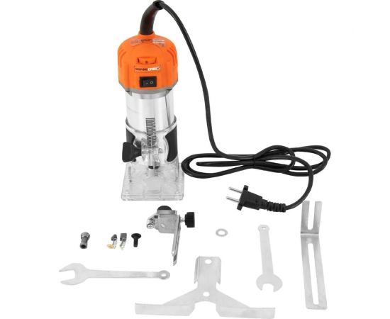 Кромочный фрезер Спец МФУ-800, 800Вт, 10000-30000 об/мин, 6-8 мм цанга, параллел, .напр,кабель 1,8 м, цв.коробка СПЕЦ-3443 – изображение 2