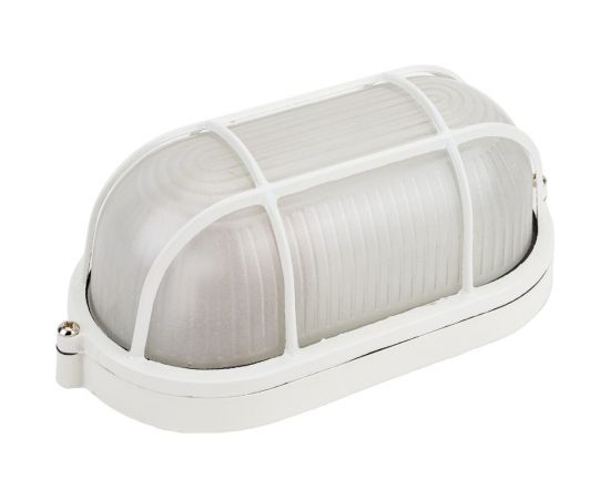 Светильник IEK НПП/НПБ, 1402, белый, овал, решетка, 60Вт, IP54, ИЭК LNPP0-1402-1-060-K01 