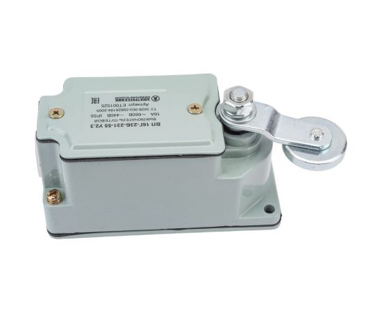 Путевой выключатель Электротехник ВП 16Г-23Б-231-55 У2.3, рычаг с роликом, без сальника, ход вправо, cамовозврат, 1з и 1р, IP55 ET001525 