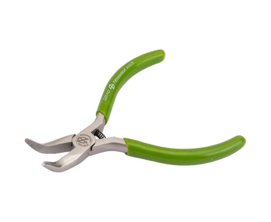 Удлиненные загнутые плоскогубцы Дело Техники 125 мм на холдере 60/6 413125 