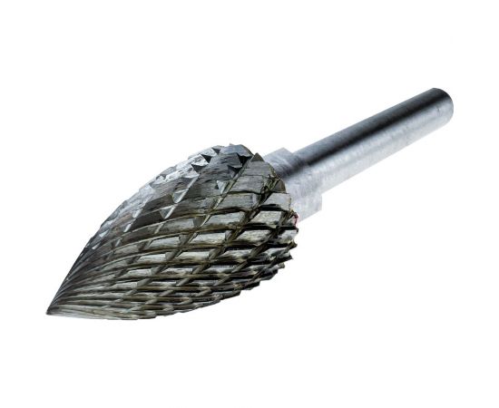 Бор-фреза твердосплавная по металлу параболическая заостренная, тип G 14x25x6 мм TORGWIN T601584 