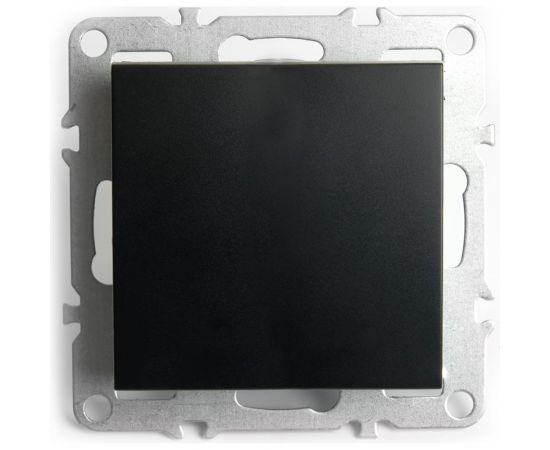 1-клавишный выключатель STEKKER (механизм), серия Эрна, PSW10-9103-03, черны 49148 