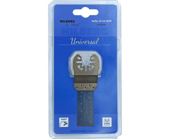 Полотно пильное погружное универсальное Bi-M 22х48 мм, 18TPI Hilberg HR9248 – изображение 2