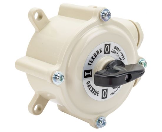 Пакетный выключатель Электротехник ПВ 3-16 М1 пл. 56 (16А, пластмассовый корпус, IP56), ET001670 – изображение 4