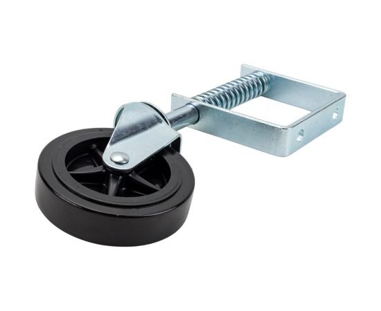 Колесо опорное для гаражных ворот с пружиной поворотное 100 мм обрезиненное MFK-TORG 3640-T16-HR – изображение 3