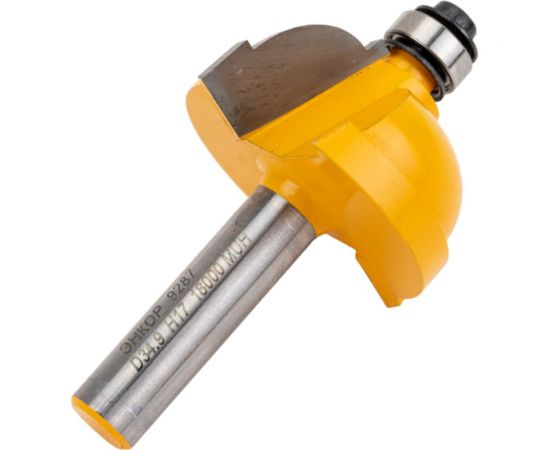 Фреза кромочная калевочная (34.9х17 мм; R 9.5 мм; хвостовик 8 мм) по дереву Энкор 9287 – изображение 2