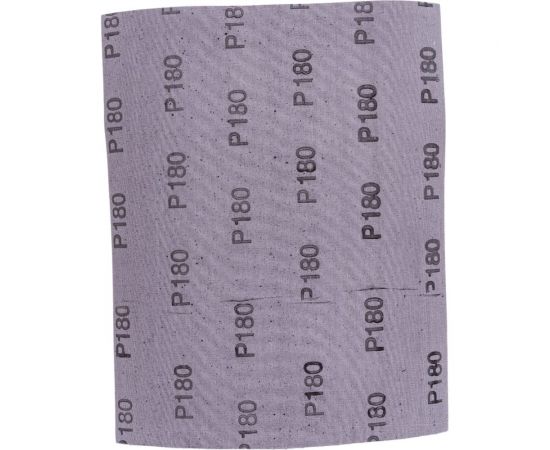 Лист шлифовальный СТАНДАРТ на тканевой основе, водостойкий (5 шт; 230х280 мм; Р180) Зубр 35415-180 – изображение 3