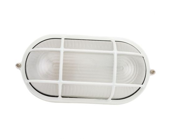 Светильник IEK НПП/НПБ, 1402, белый, овал, решетка, 60Вт, IP54, ИЭК LNPP0-1402-1-060-K01 – изображение 5