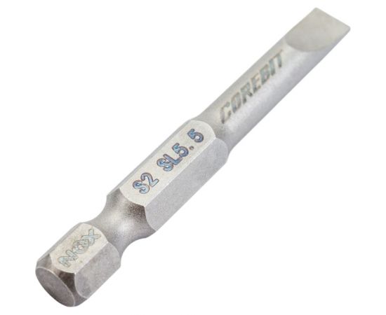 Бита COREBIT Sl5.5х50 мм, Е6.3, 5 шт, бокс NOX 342555-5B – изображение 5
