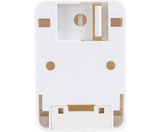 Корпус настенной розетки WRline WR-MB-1 для установки 1-ой вставки типа Keystone Jack, цвет белый 505219 – изображение 3