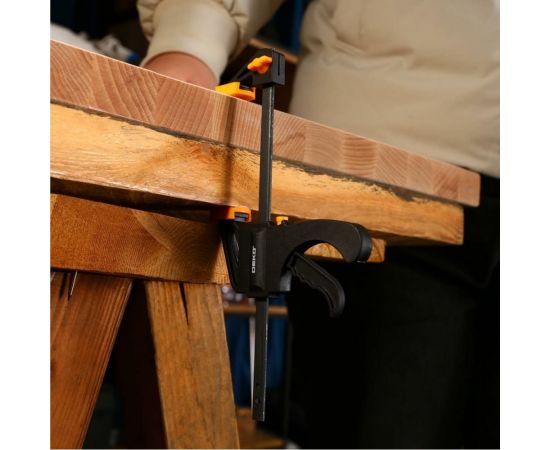 Быстрозажимная струбцина DEKO 100 мм CL100-2, 2 шт – изображение 3