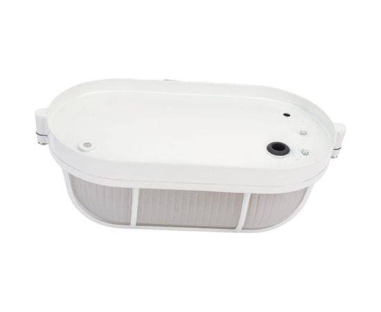 Светильник IEK НПП/НПБ, 1402, белый, овал, решетка, 60Вт, IP54, ИЭК LNPP0-1402-1-060-K01 – изображение 2