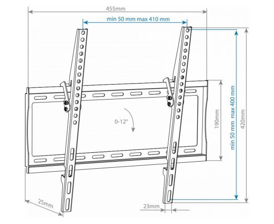 TV-кронштейн Arm media STEEL-4 black 10218 – изображение 4