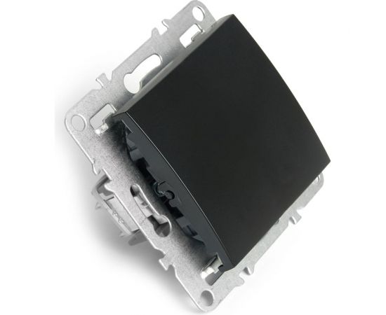 1-клавишный выключатель STEKKER (механизм), серия Эрна, PSW10-9103-03, черны 49148 – изображение 6