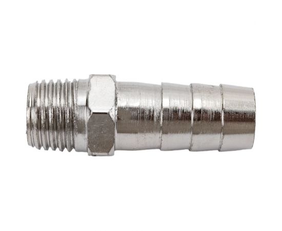 Штуцер елочка 12 мм - наружная резьба 1/4" Pegas pneumatic 4004 