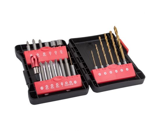 Набор бит, головок и сверл с шестигранными хвостовиками (501441) REDVERG 6672901 