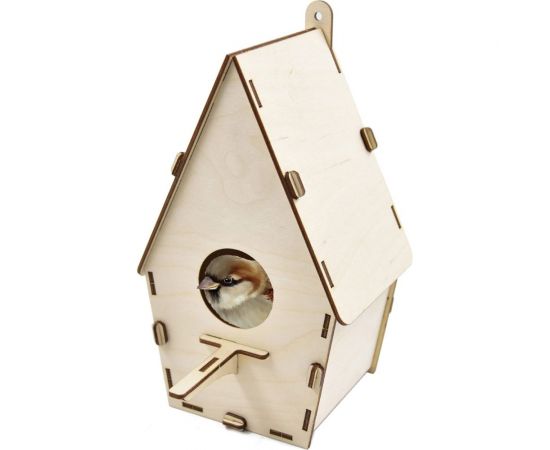 Деревянная модель для сборки PREZENT Скворечник 6, 17.5x23x13.5 см СКВ-006 