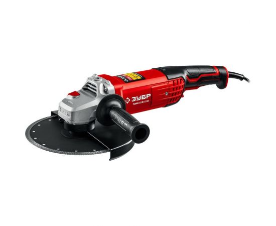 Углошлифовальная машина ЗУБР 230 мм, 2200 Вт УШМ-230-2205 П 