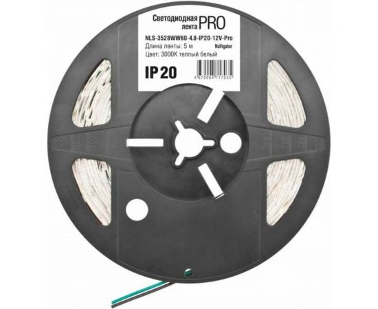 Лента Navigator СД 71 703 NLS-3528WW60-4.8-IP20-12V-Pro R5 71703 