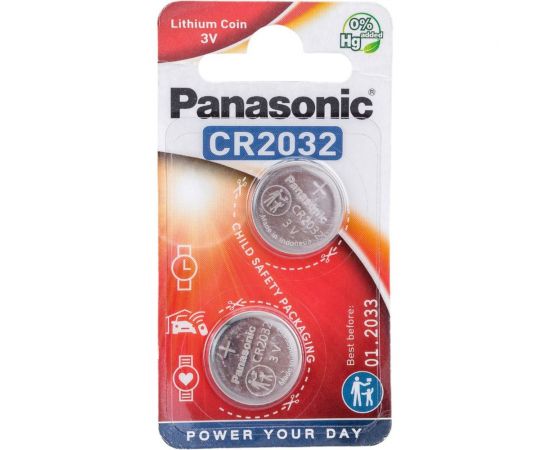 Батарейка Panasonic Power Cells CR2032 B2 УТ-00000238 
