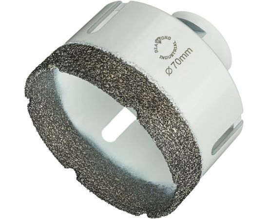 Коронка алмазная по керамограниту 70 мм, M14 на УШМ Diamond Industrial DIDKVP70M14 