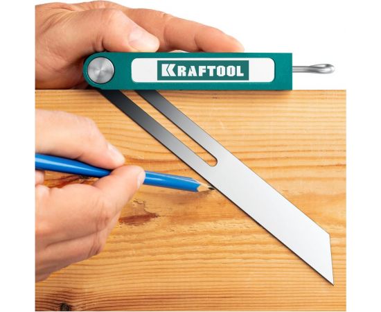 Профессиональная малка-угломер KRAFTOOL Super-BEVEL 200 мм 34372 – изображение 6