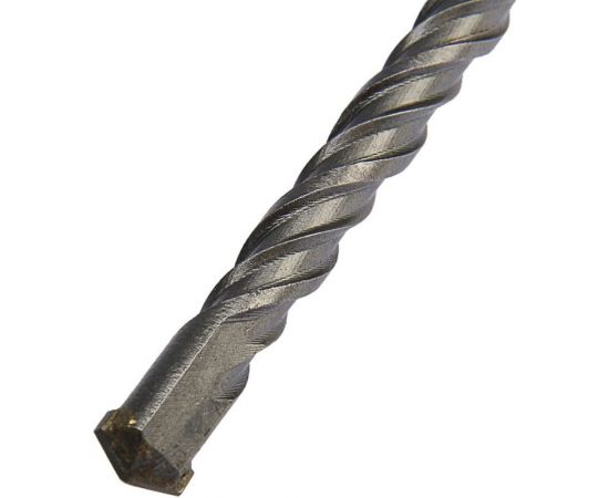Бур по бетону (10х600 мм; двойная спираль; SDS-plus) ТУНДРА 1032415 – изображение 3