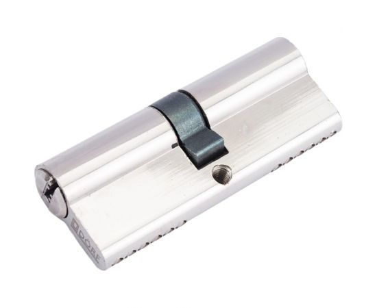 Цилиндр замка DORF ключ/ключ, компьютерный, 5 ключей, никель, 40х40 мм 00-00005742 – изображение 4