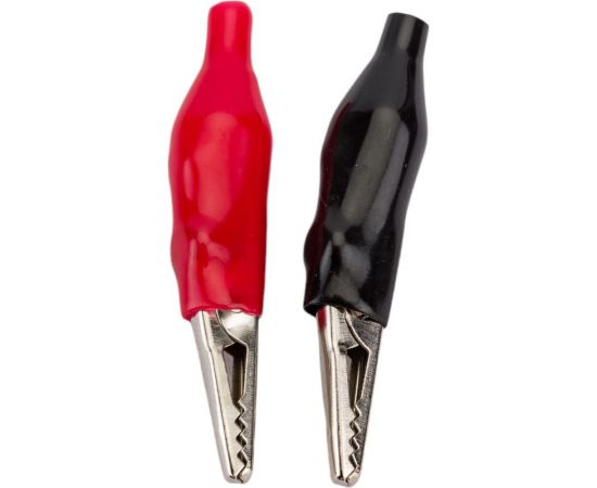 Зажим крокодил TDM ЗКИ 5А, 46мм, в изоляции, красный/черный (1шт+1шт) SQ0541-0026 – изображение 4