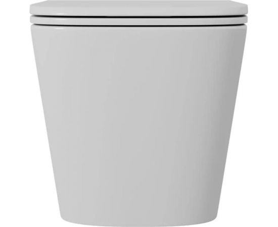 Подвесной безободковый унитаз D&K DK Quadro 530х360х365 мм, сиденье микролифт, белый DT1516016 – изображение 6