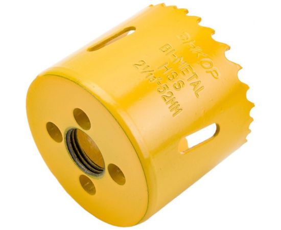 Коронка биметаллическая (52 мм; HSS) по металлу Энкор 24352 – изображение 4