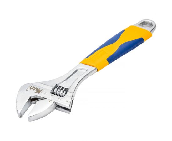 Разводной ключ с двухкомпонентной рукояткой KRAFT 250мм KT 700777 – изображение 5