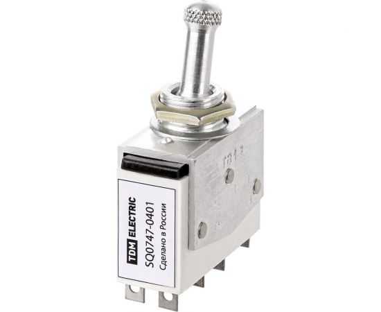 Выключатель-тумблер TDM тв1-2 2p 250 в 5 а (8c) on-off с фиксацией (2з+2р) SQ0747-0401 – изображение 6