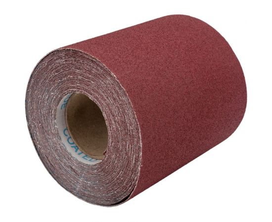 Шкурка на тканевой основе водостойкая шлифовальная в минирулонах (200 мм; 20 м; Р60) ТУНДРА 4050183 – изображение 3